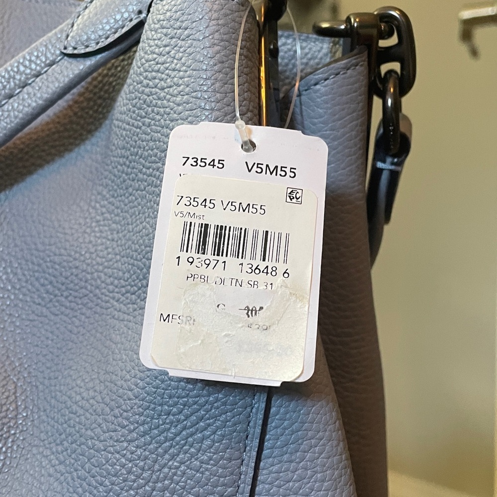 Coach Dalton Bag 31 in Mist/Gunmetal NWT - Picture 17 of 17